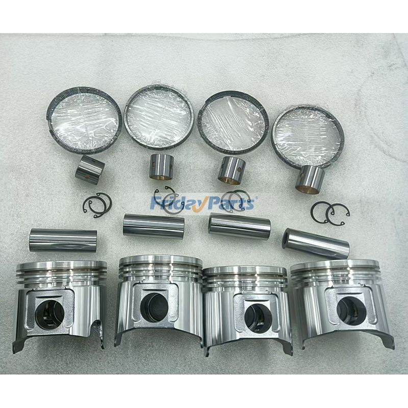 STD-Kolbensatz mit Ringen 129005-22080 für Yanmar 4TNV88 Komatsu 4D88E-Motorfür Für JCB,Für KOBELCO,Für KOMATSU,Für New Holland,Für andere Marken,Für YANMAR