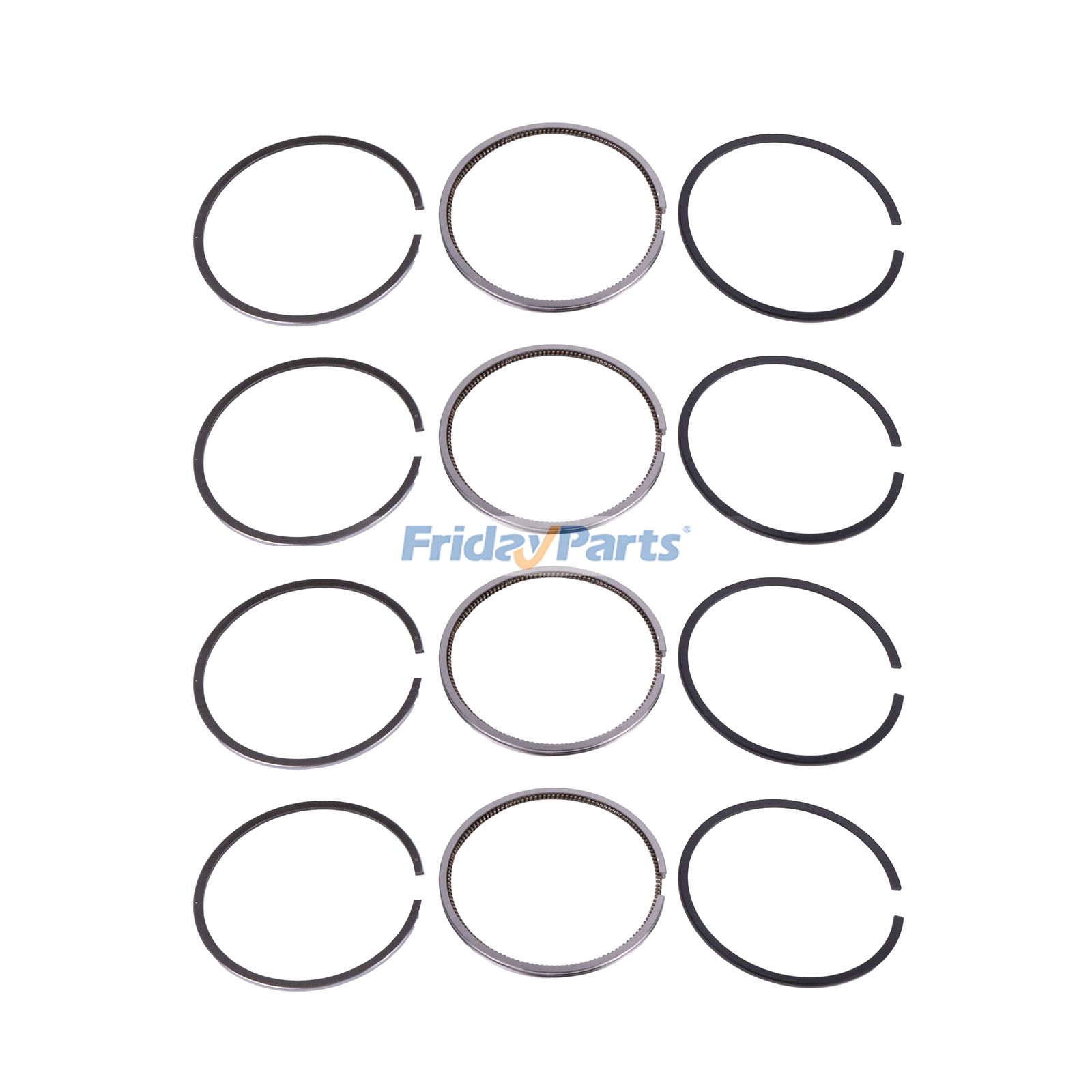 STD 78mm 1 Set Piston Ring 16292-21050 for Kubota Engine V1505 Tractor B26 B3000HSDC B3200HSD B7610HSD Excavator KX41-2 KX61-2 KX71 U25S