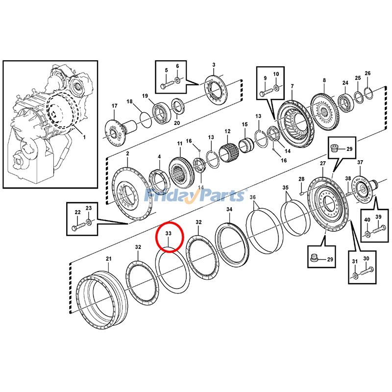 ローダー スチールディスクホイール
