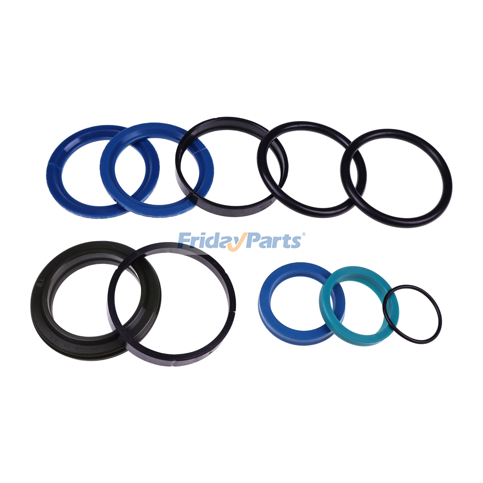 Kit de sello de cilindro hidráulico 991/00021 para retroexcavadora JCB 3CX 3C 3D 4CN 1400B 1700B Telehandler 505 527 530 506 510 Para JCB