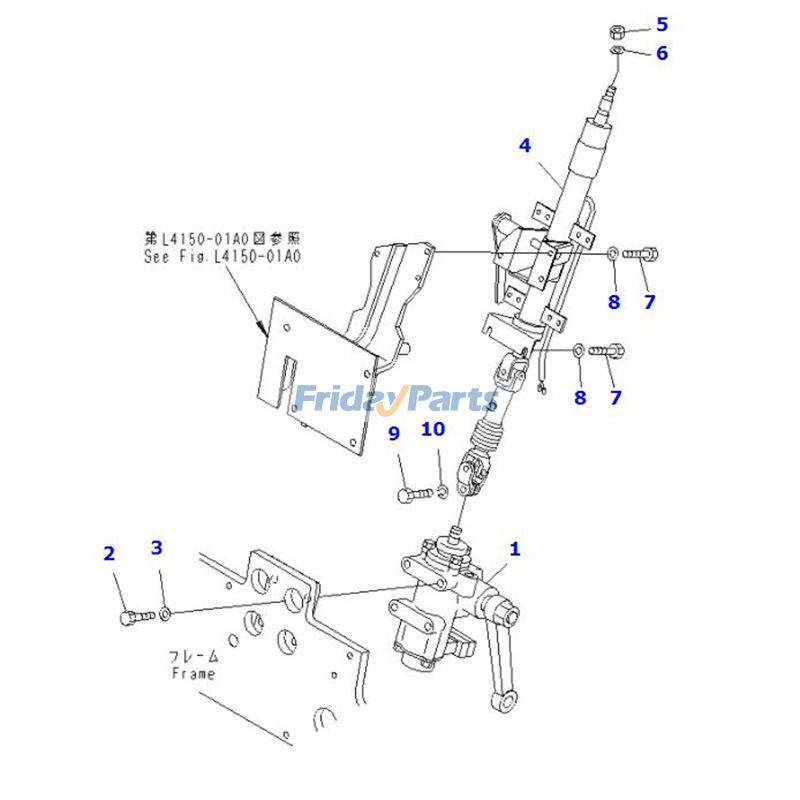 フォークリフト ステアバルブアセンブリ FB20/25EX-8