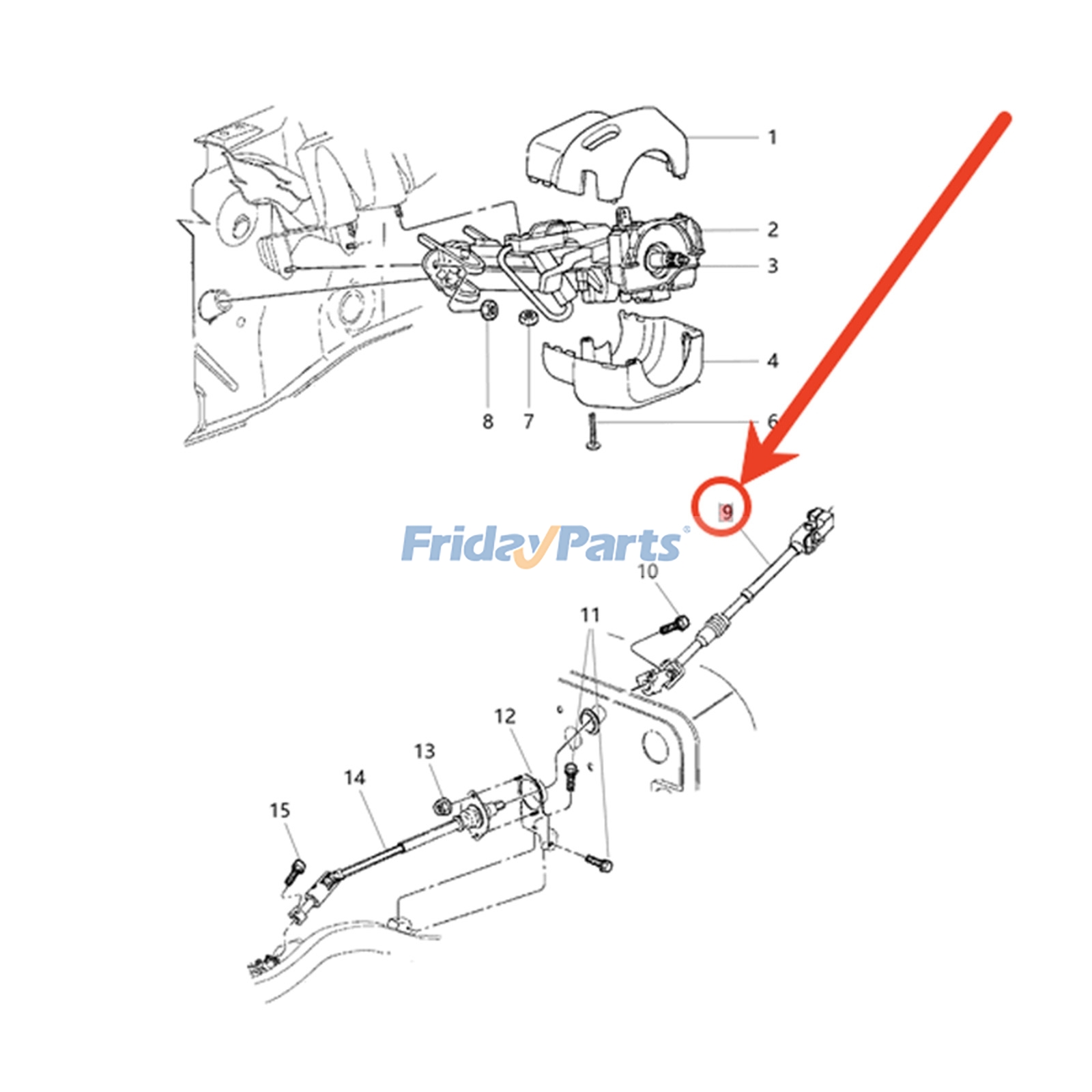 Steering Column Intermediate Shaft for Vehicle