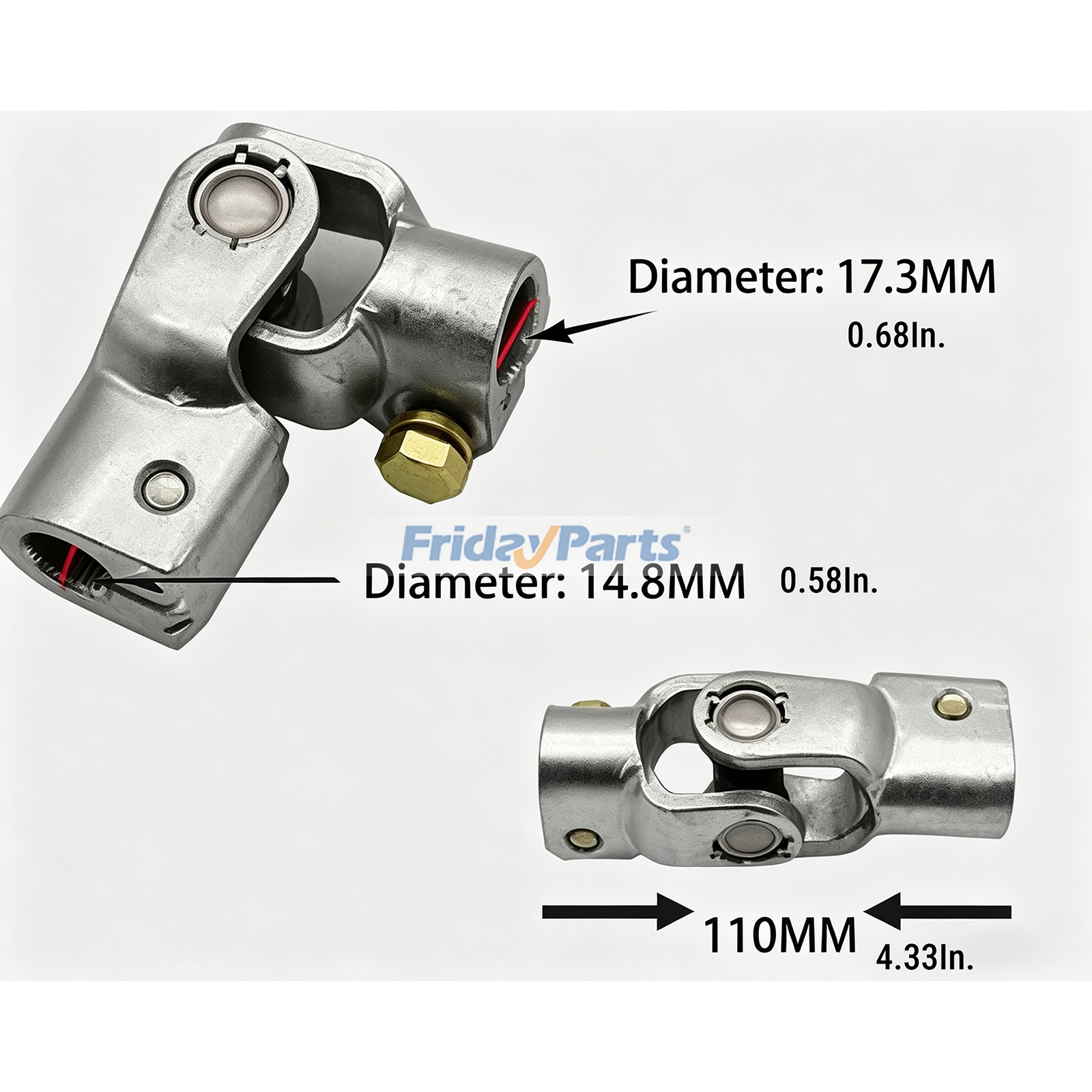 Junta giratoria del eje del acoplador de dirección 53323-SM4-013 para Honda Accord Civic del Sol Acura Integra NSX 1986-2001 Para Honda