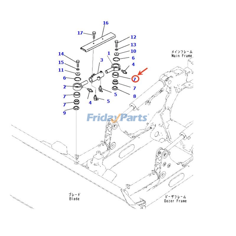 Bushing for Dozer,Excavator