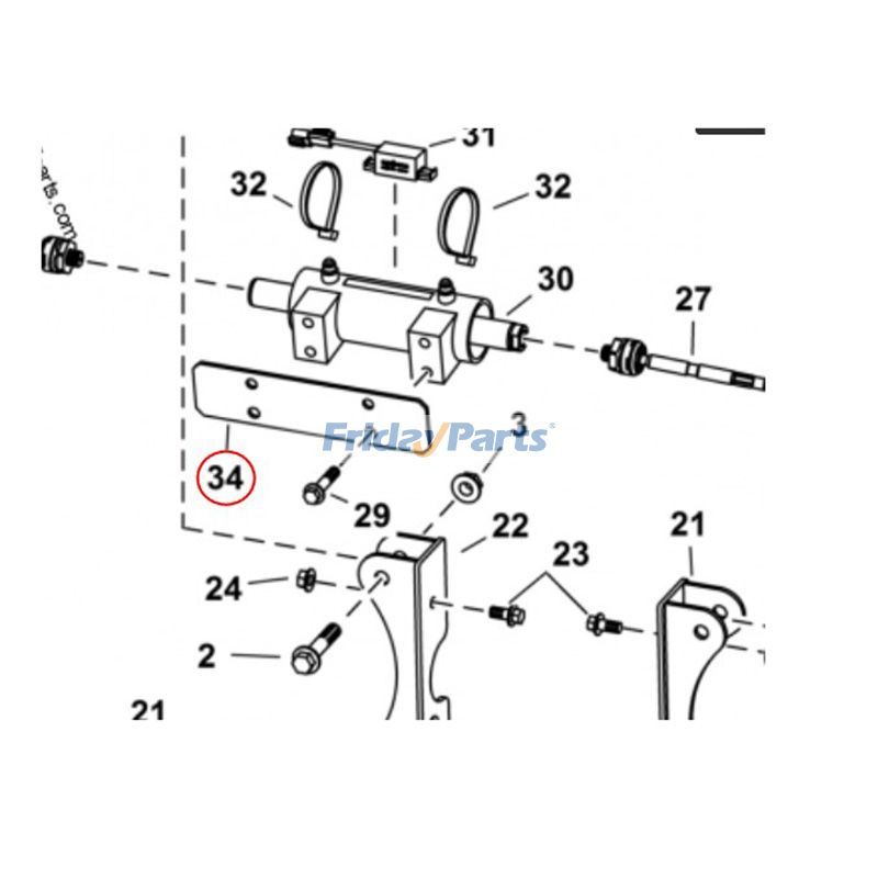 Steering Cylinder Plate Work Machine for Others