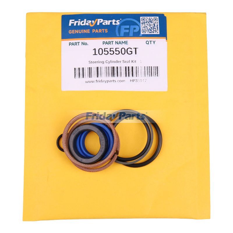 Steering Cylinder Seal Kit 105550GT for Genie GR-12 GR-15 GS-2032 QS-12R QS-20R GS-1530 GS-3246 GS-2632 GS-4655
