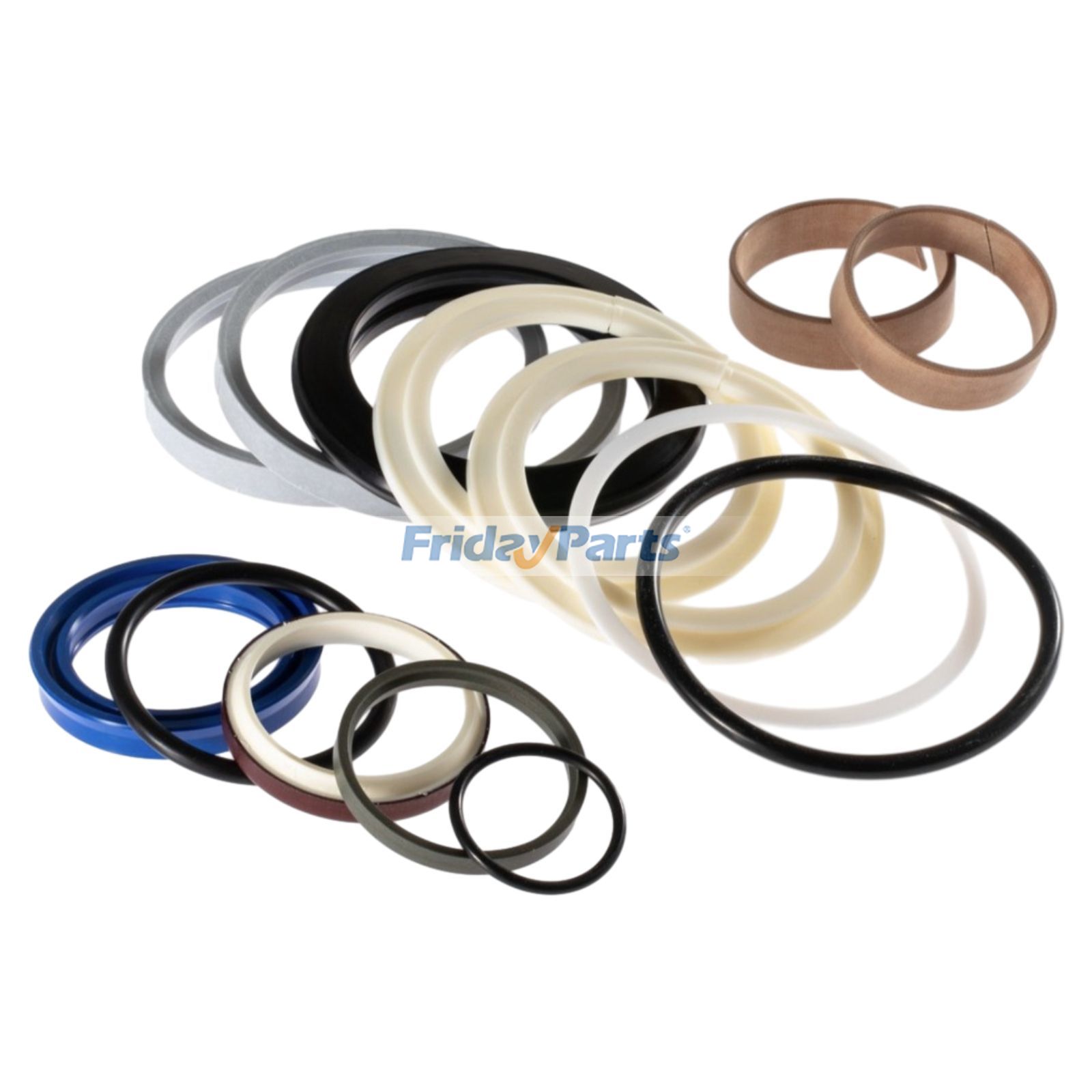 Steering Cylinder Seal Kit 11709028 for Volvo Loader L180E L180EHL L180FHL L180F