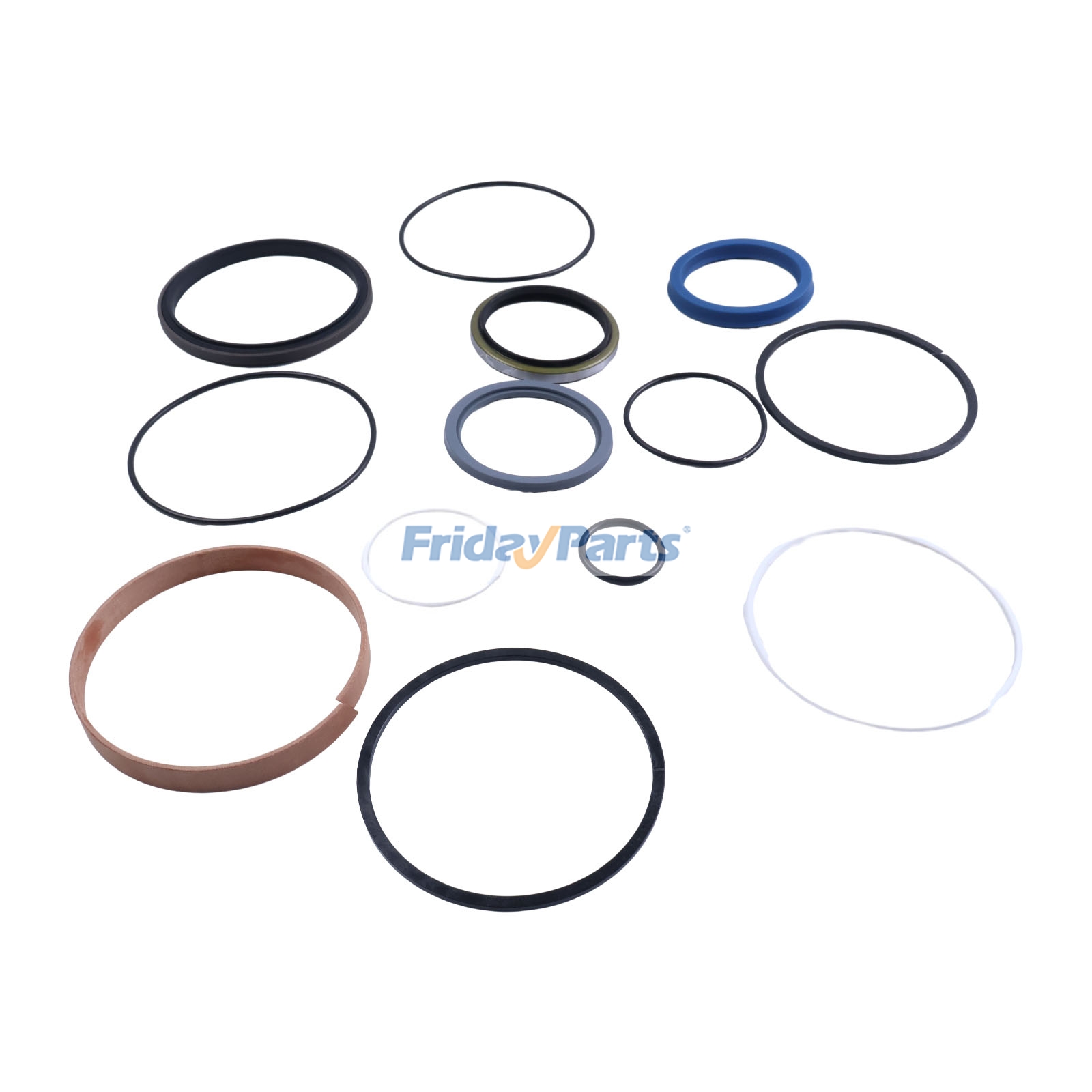 Kit de sello de cilindro de dirección 707-99-43170 para camión volquete Komatsu HM400-1 HM400-2 HM400-2R