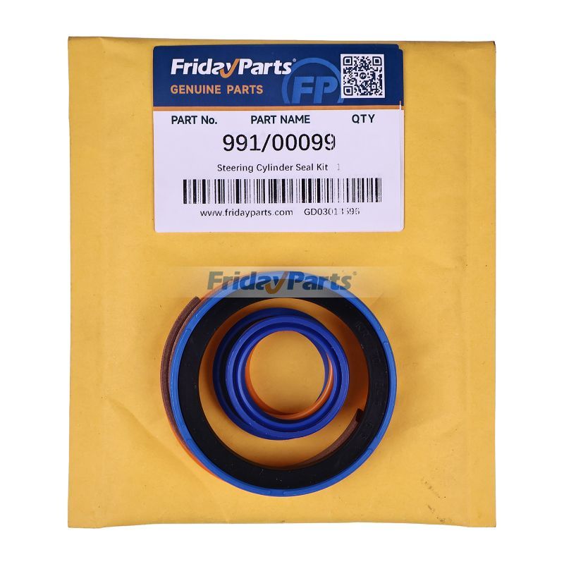 Dichtungssatz für Lenkzylinder 991/00099 für JCB 214 214E 2WD 3D 3CX 4C 1400 1550 1700B SD40 SD80 PD80 PD55 S55