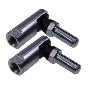 Lot de 2 rotules d'amortisseur de direction 6599744 pour chargeuse Bobcat 607 653 751 753 853 863 864 S175 S185 S630 S650 S300 S250 T110 T140 T180 T320 T595 T630 T770