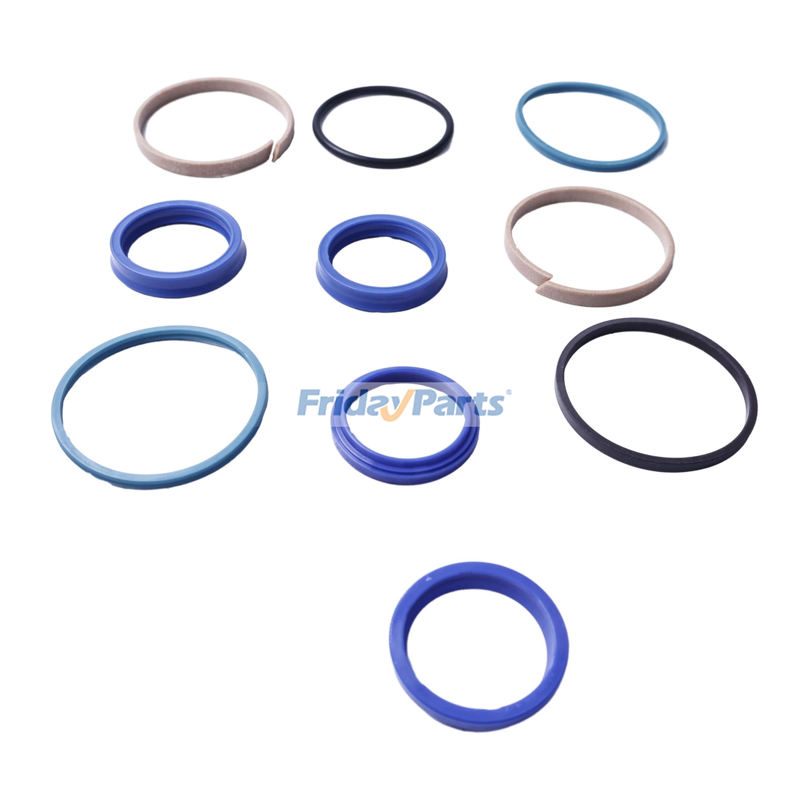 Steering Hydraulic Cylinder Seal Kit RE204894 for John Deere Engine 3029 4045 5030 Tractor 5103 5203 5205 5303 5320 5425 5603 5625 5725