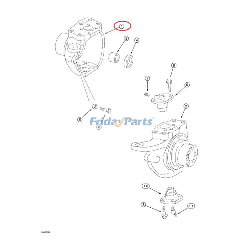 Steering Knuckle for Loader