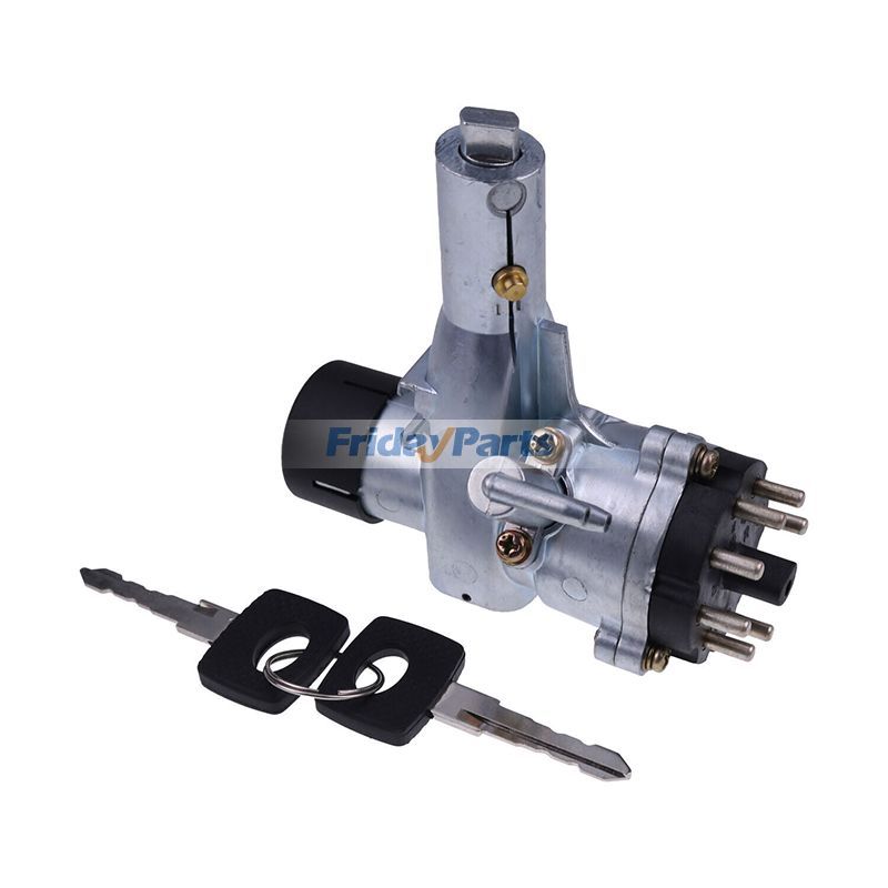 FridayParts Steering Lock Ignition Switch Length 11.7cm