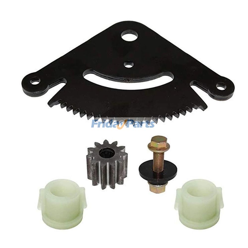 Steering Sector & Pinion Gear With Bushing for John Deere Lawn Tractor LA130 LA135 LA140 LA145