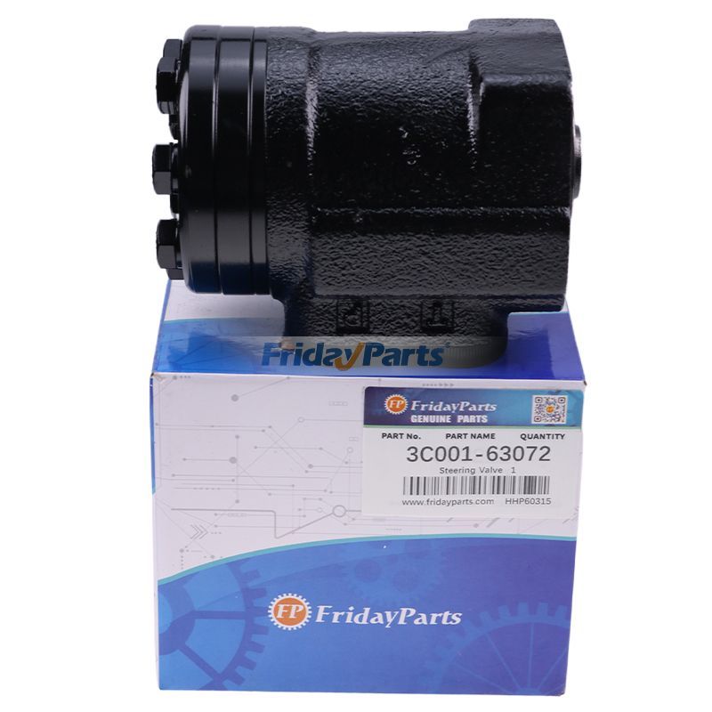 クボタ トラクター L48 M4700DT M4900DT M5040F M5640SU M5700 M6040F M7040HD M8200HD M9000DT 用ステアリング バルブ 3C001-63072