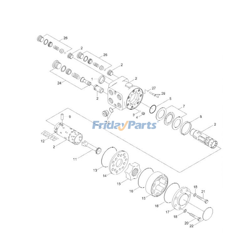 Steering Valve for Excavator