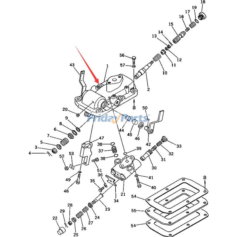 Dozer Steering Valve Ass'yforKomatsu