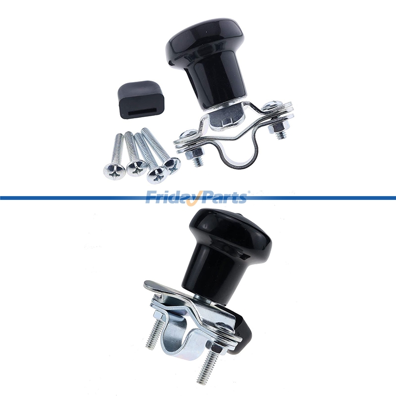 Steering Wheel Spinner Knob TY16020 WSV120B 5A6BU with Rubber Sleeve Universal Fitment for John Deere Ford Case Tractors Woods Spinner and Many More (Adjustable Size) for less