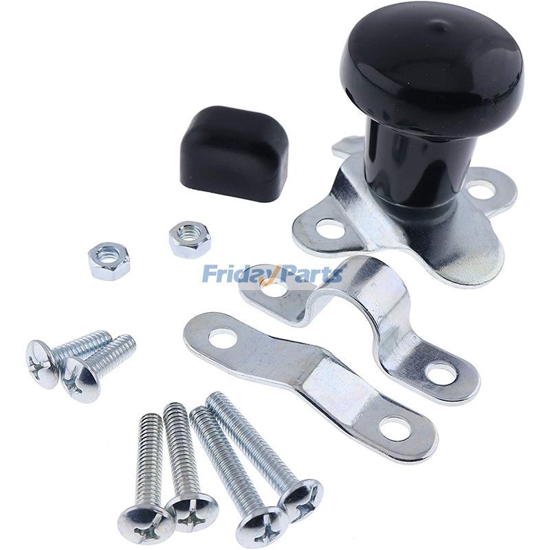 Lenkrad-Drehknopf 5A6BU mit Gummimanschette, universell passend für Ford Cases, Woods Spinner und viele mehr (einstellbare Größe)für Traktor,Lastkraftwagen ,Fahrzeug,Sonstiges