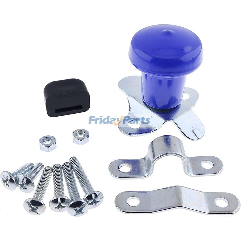 Lenkrad-Drehknopf 5A6BU mit Gummimanschette, universell passend für Ford Cases, Woods Spinner und viele mehr (einstellbare Größe)Für JOHN DEERE