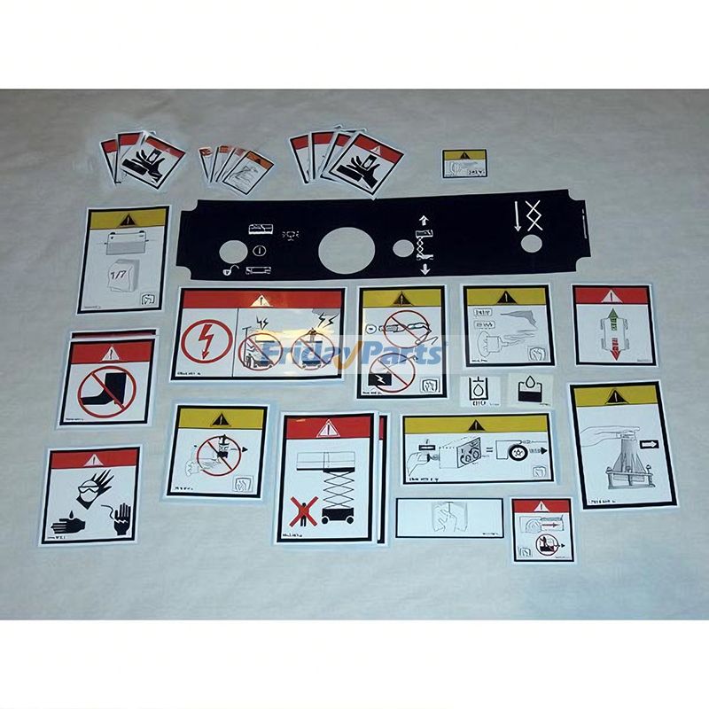 Stickers Kit KITETIQCOMP-E for Haulotte Scissor Lift Compoact 8 10 10N 12