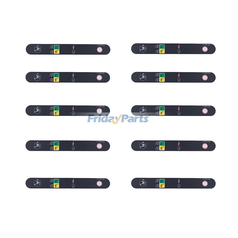 10 PCS Stop Decal 1001122611 for JLG Boom Lift 1250AJP 340AJ 1350SJP