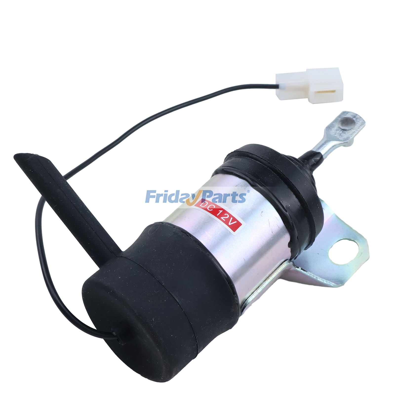 12V Fuel Shut Off Solenoid 6655120 for Kubota Engine V2203 Bobcat B300 BL370 BL470 BL475 BL570 BL575 231
