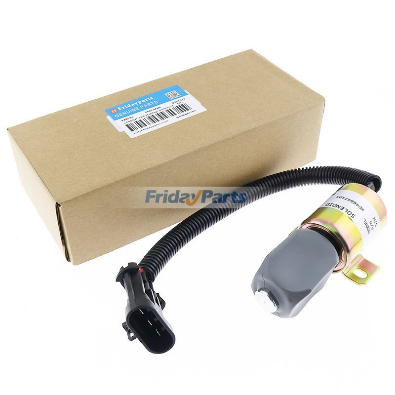 Stop Solenoid 332-J5060 for JCB 3CX 4CX Excavator Stopper Motor 12 Volt Isuzu Engine