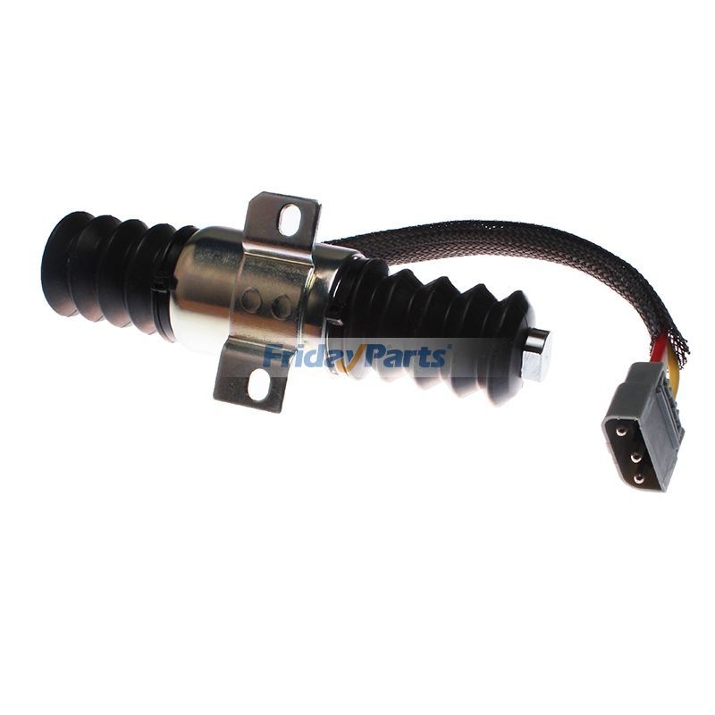 Engine Stop Solenoid 24V D-type Plug M6 Thread