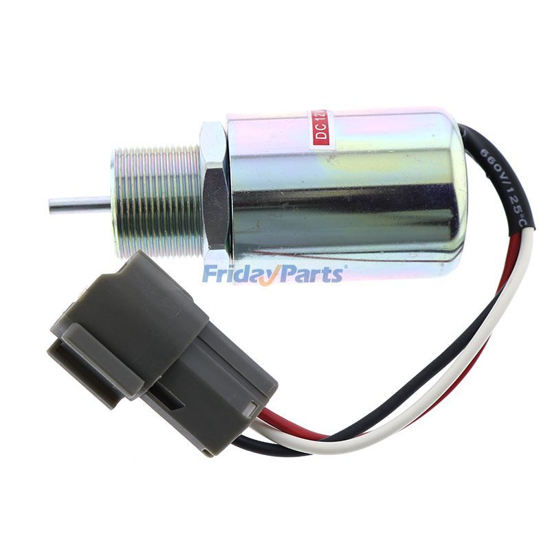 Excavator,Loader 12V Stop Solenoid Valve 