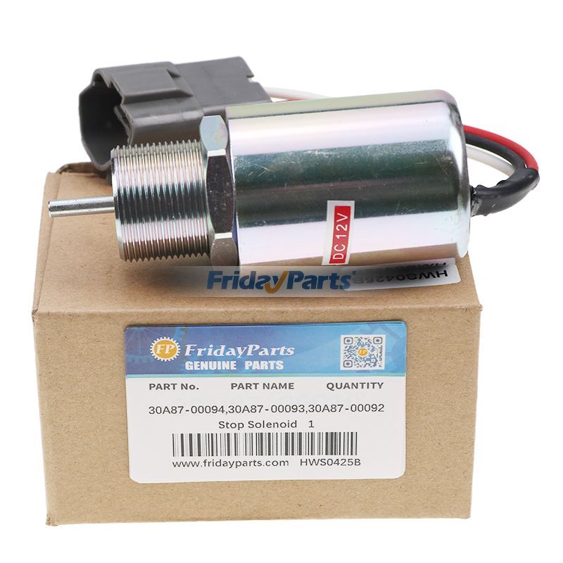 12V Stop Solenoid Valve 30A87-00094 for Cub Cadet Tractor 7000 7195 7200 7205 7232 7234 7260 7265 7272 7300 7305 7360SS