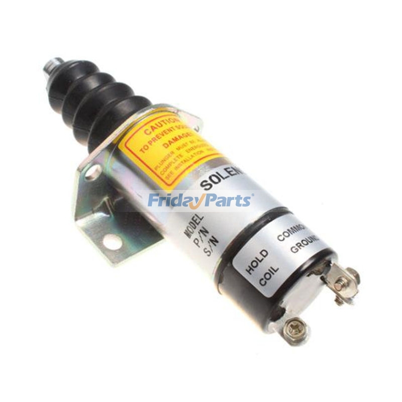 Stop Solenoid 1500-1001 1502ES-12C6U1B5 for Woodward Engine Hyundai R210-5 Daewoo DH220-5 Kobelco SK200-5 Excavator