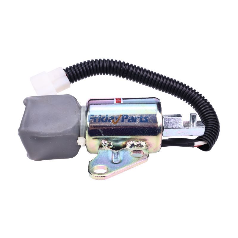 Solenoide de corte de combustible KT1G386-6001-2 para motor Komatsu 3D67E-1A-5A 3D67E-2A Excavadora PC14R-2 PC14R-3 PC16R-2 PC16R-3 PC18MR-3 Para KOMATSU