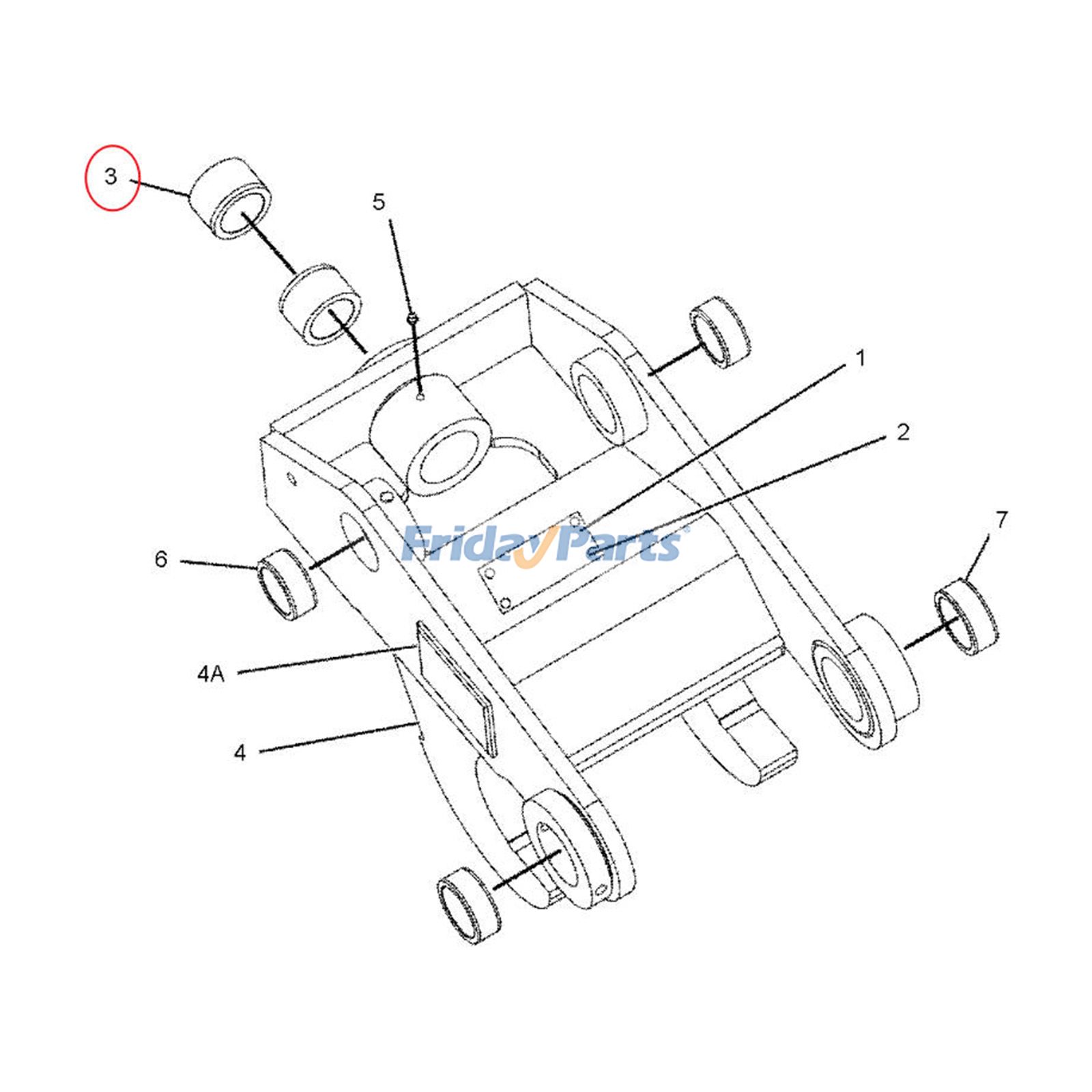 エンジン,エクスカベーター,ローダー ストレートスリーブベアリングブッシング