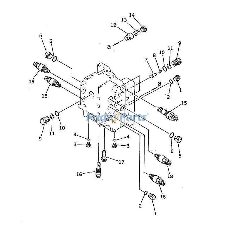 Suction Valve & Safety Valve for Excavator