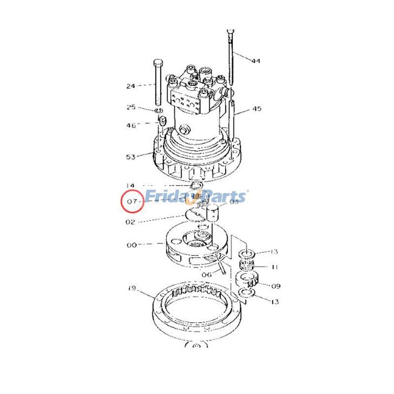 FridayParts Sun Gear Feller Buncher