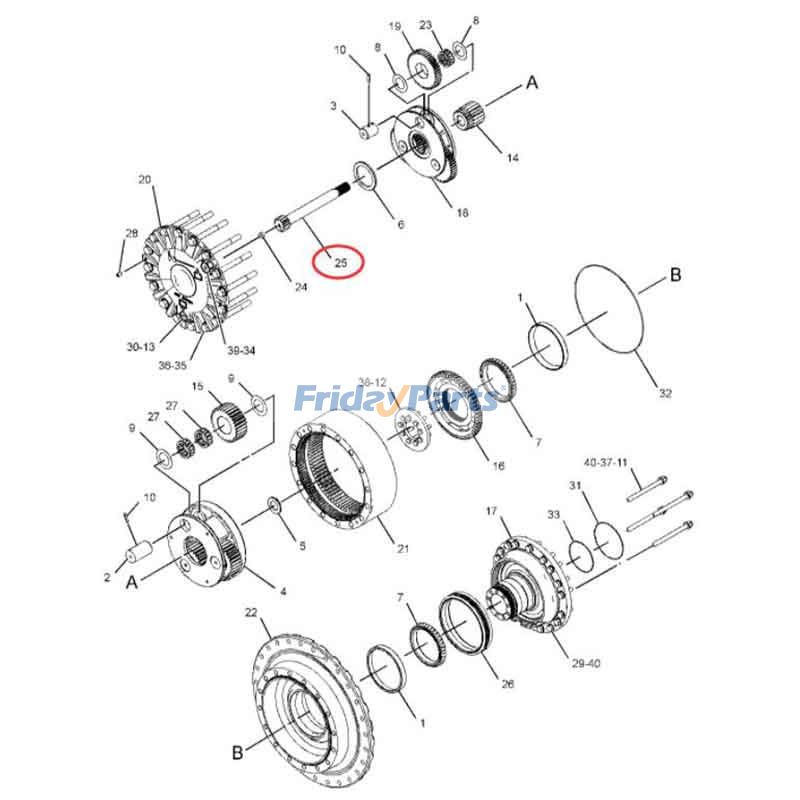Sun Gearerpillar CAT for Tractor