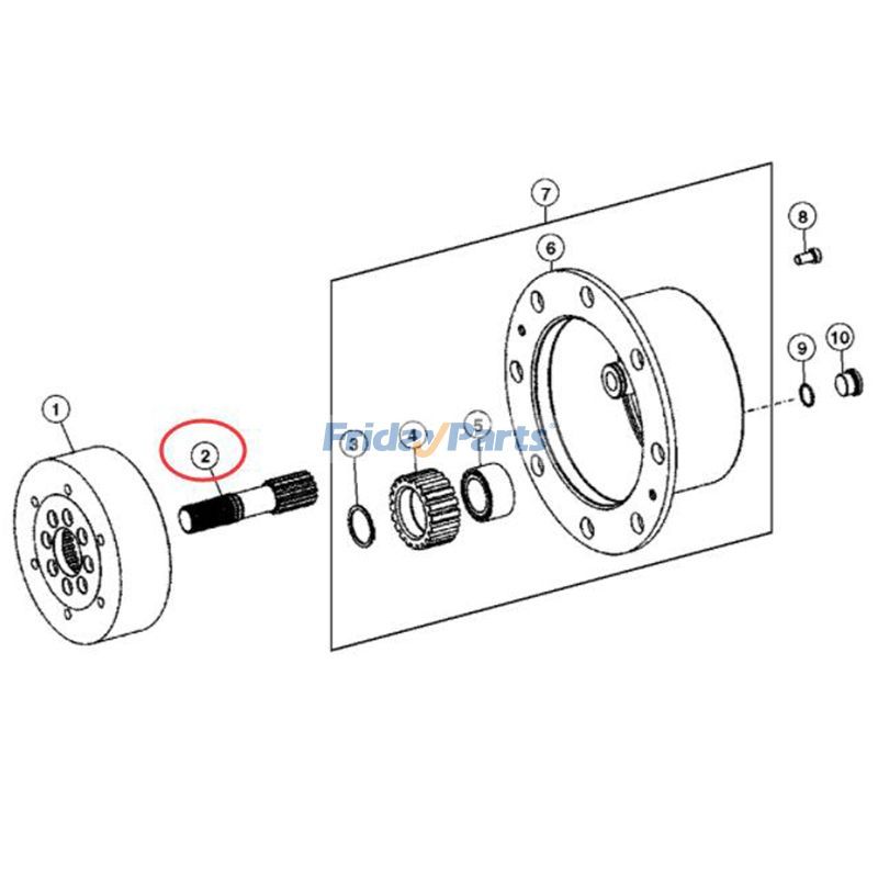 Sun Gear for Loader
