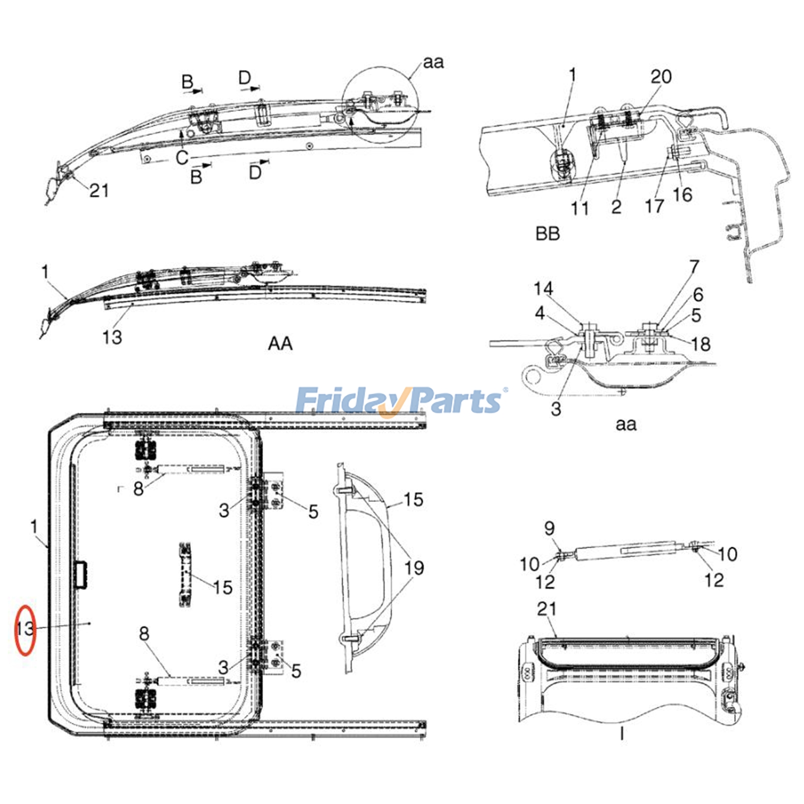 FridayParts Sonnenblende