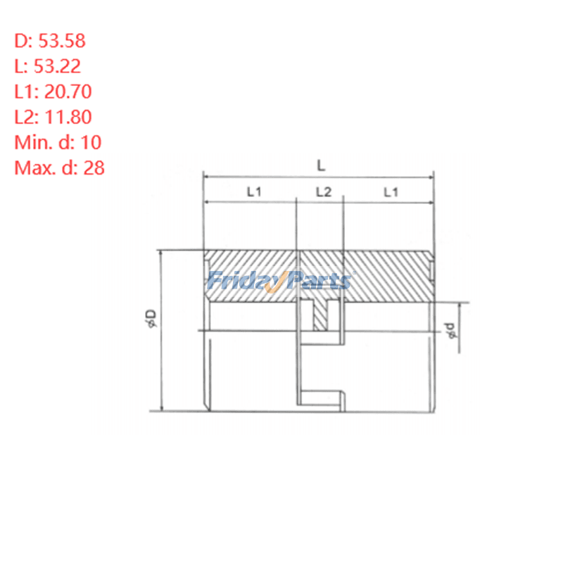 FridayParts Kupplung