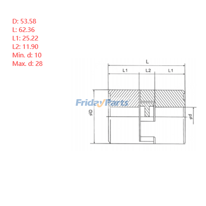 FridayParts Kupplung