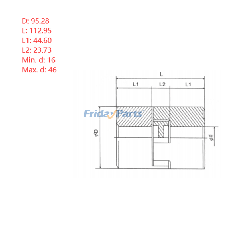 FridayParts Kupplung