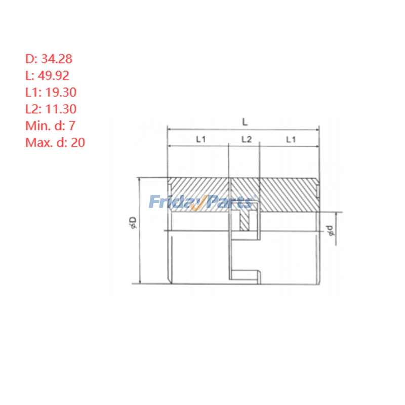 FridayParts Kupplung