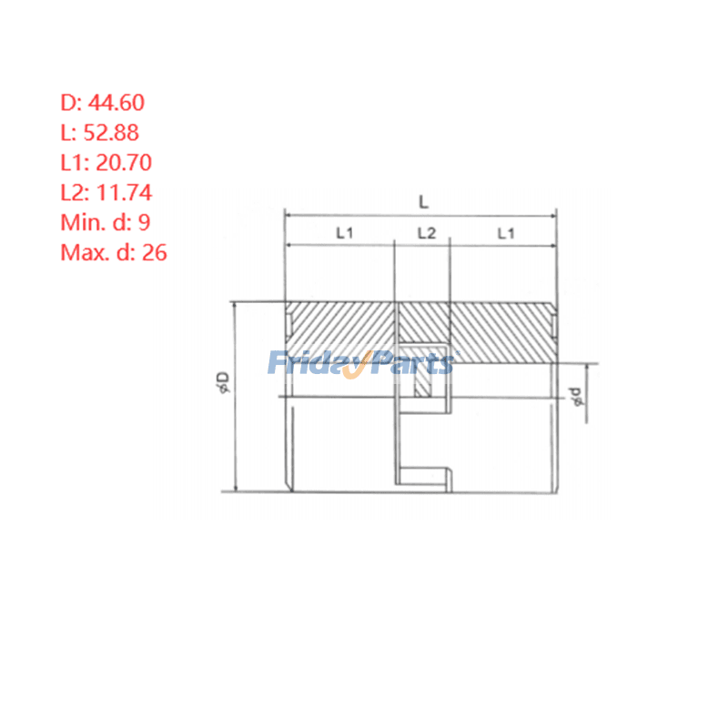 FridayParts Kupplung