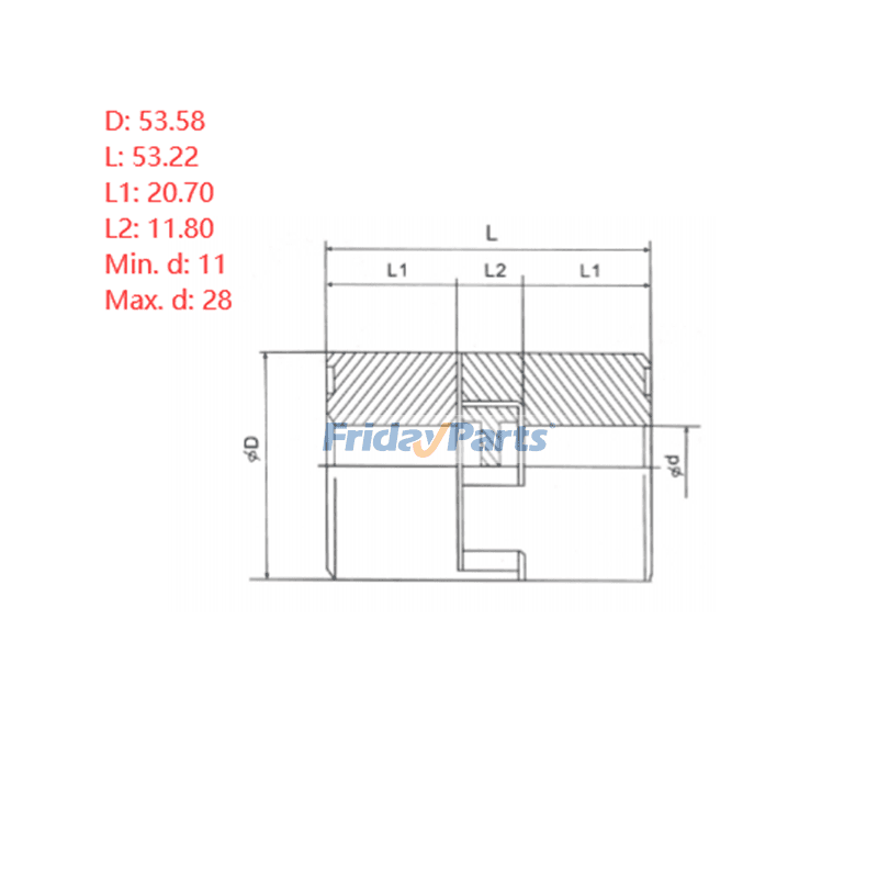 FridayParts Kupplung