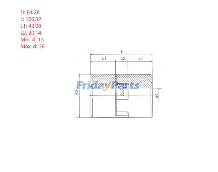 FridayParts Kupplung