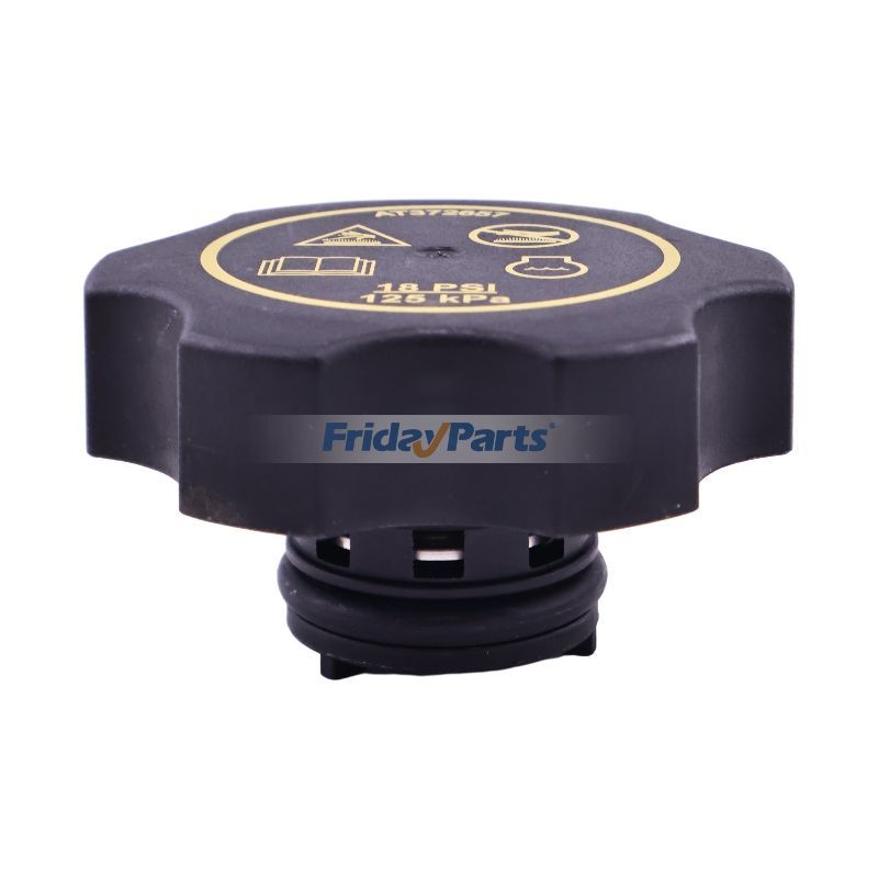 Surge Tank Filler Cap AT372657 for John Deere Engine 3029 4045 6068 6090 Motor Grader 620G 622G 670G 672G 870G 872G