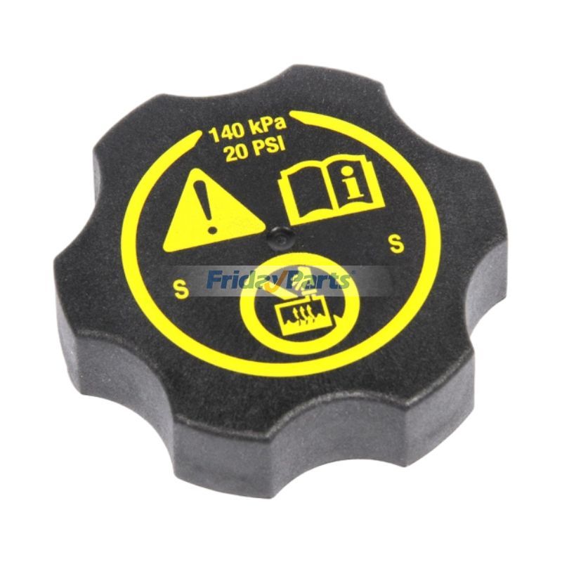 Surge Tank Filler Cap RE312969 for John Deere Engine 6068 6090 6135 13.5L 9.0L Tractor 2704 2854 2904 3204 5075M 5085E 5085M