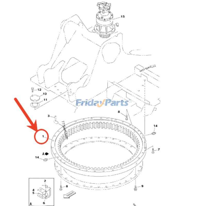 Swing Bearing for Excavator
