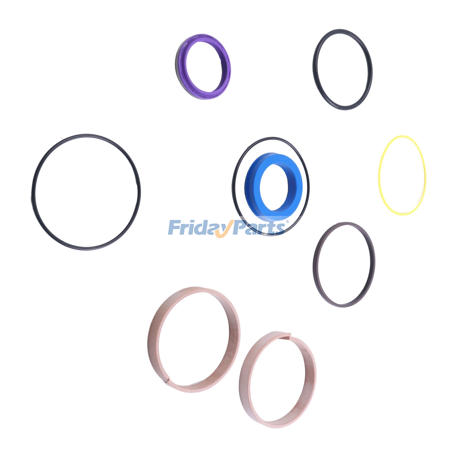 Kit de sello de cilindro de giro 0656604 para excavadora John Deere 50ZTS de FridayParts